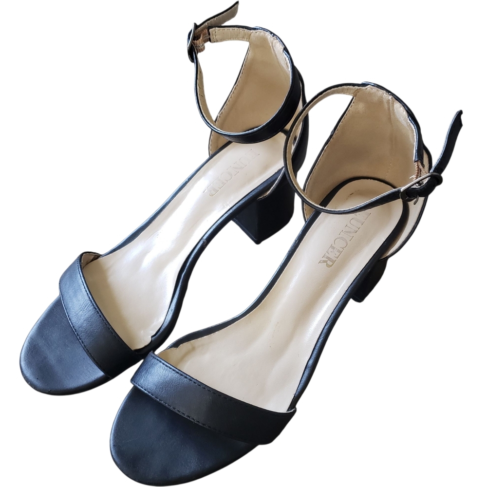 Black Ankle Strap Heels